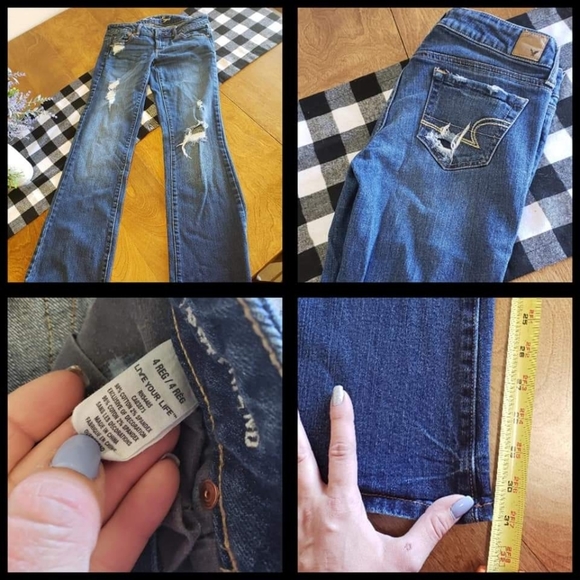 Distressed American Eagle Jeans - Picture 1 of 1
